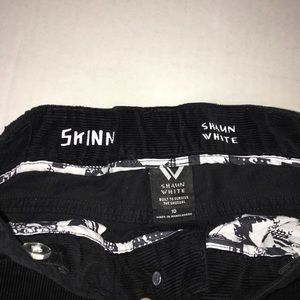 Shawn White Skinny corduroy black‎ jean pants NWOT